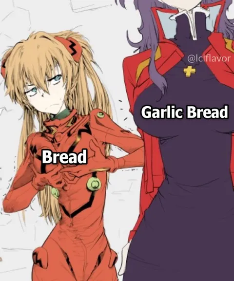 Bread Versus Garlic Bread