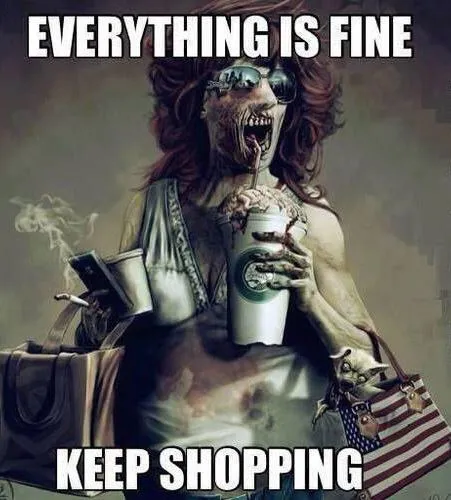 Everything Is Fine Keep Shopping