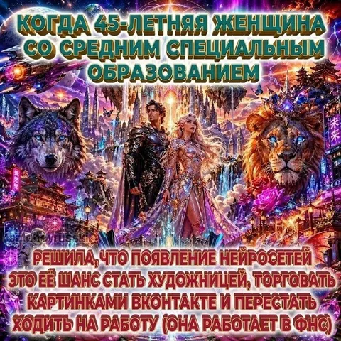 45-летняя художница нейросетей