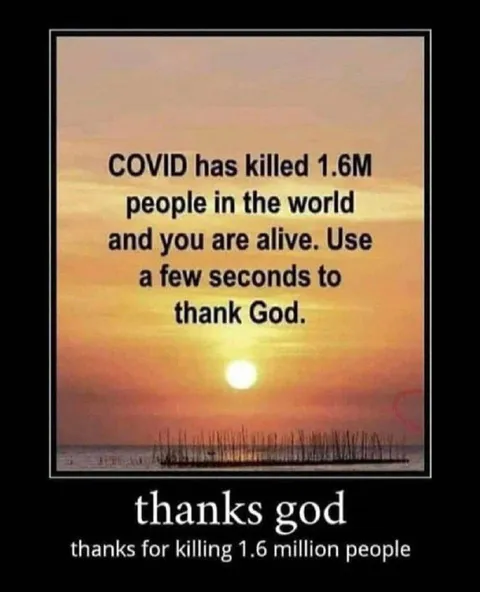 Thanks God for Killing 1.6 Million