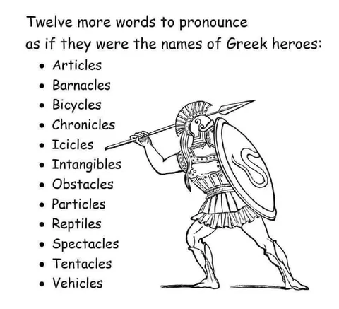 Greek Hero Word Pronunciations