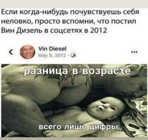 Разница в возрасте — всего цифры