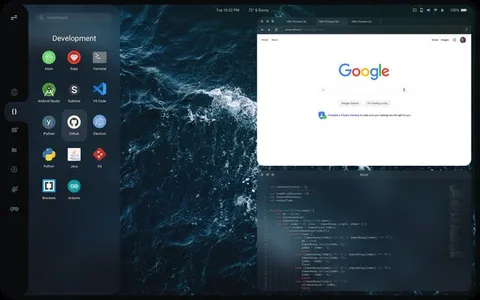 Development Desktop Screenshot
