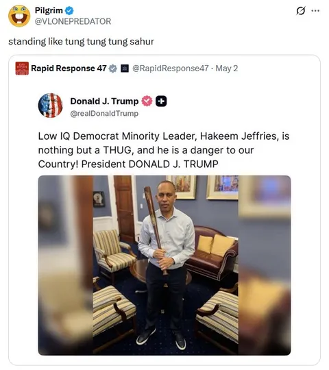 Tung Tung Tung Sahur Trump Meme