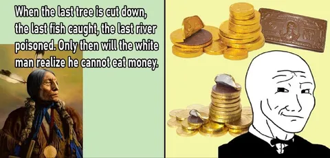 White Man Cannot Eat Money