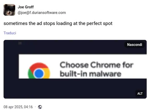Ad Stops at Perfect Spot