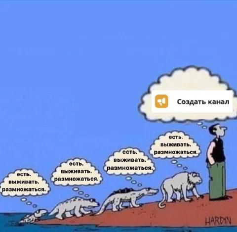 Эволюция до создания канала