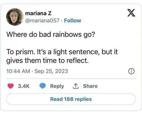 Bad Rainbows Go to Prism