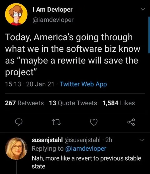 Maybe a Rewrite Will Save the Project