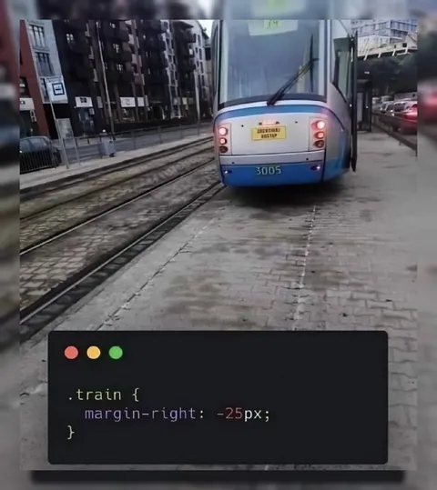 Tram With Negative Margin