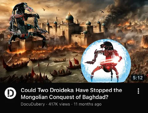 Two Droideka Stop Baghdad Conquest