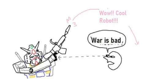 Cool Robot Says War Is Bad