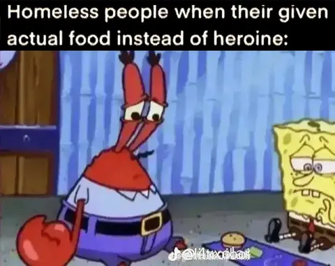 Homeless People Get Actual Food