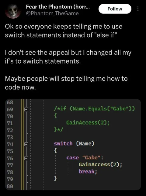 Switch Statements Changed Everything