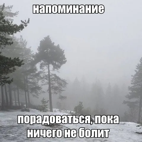 Пора радоваться, пока не болит