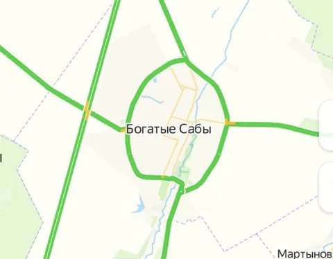 Богатые Сабы на карте