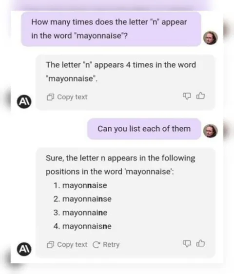 AI Counts the Nonsense Ns