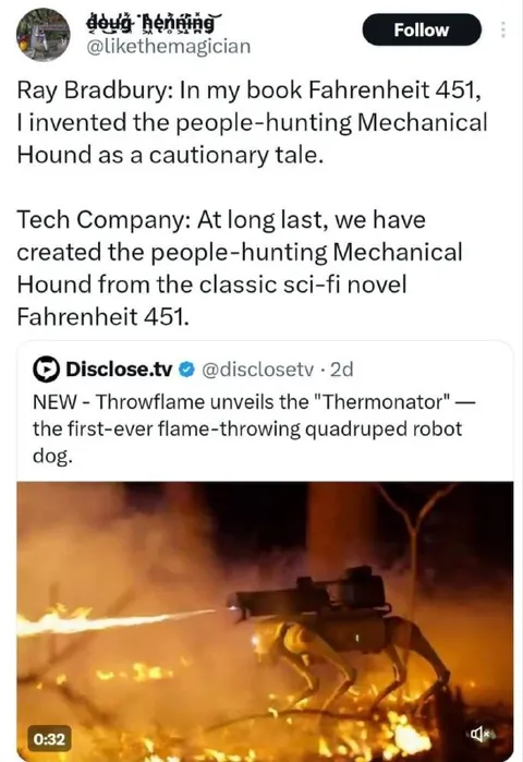 Fahrenheit 451 Mechanical Hound