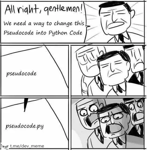 Pseudocode Becomes Python