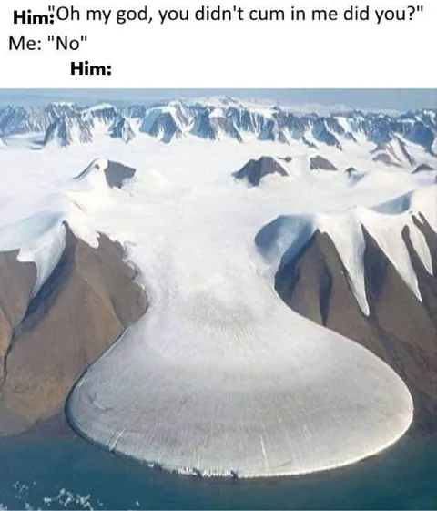 Snowy Mountain Cum Joke