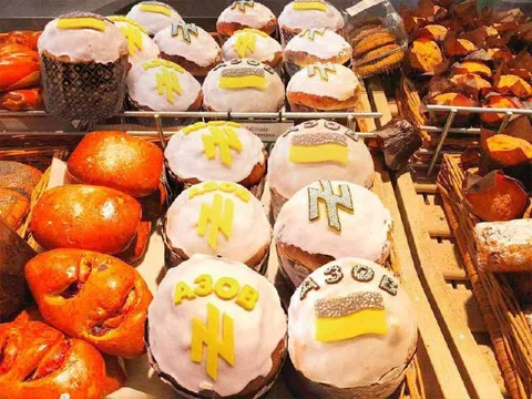 Пасхальные куличи с буквами