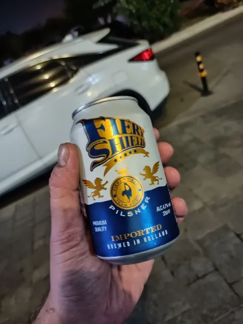 Imported Dutch Beer in Hand
