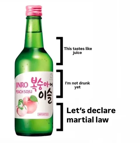 Peach Soju Martial Law