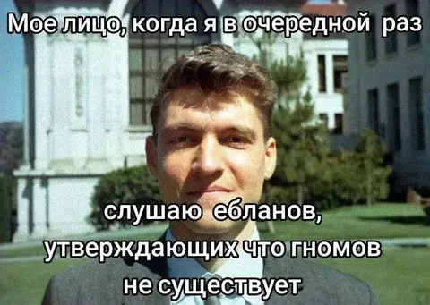 Когда говорят, что гномов не существует