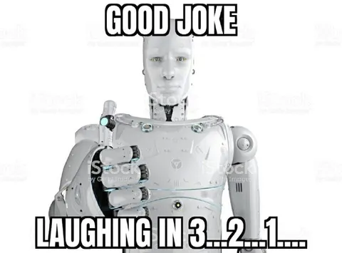 Robot Laughing at a Good Joke