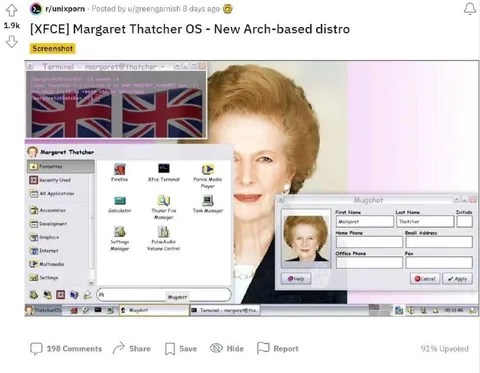 Margaret Thatcher OS