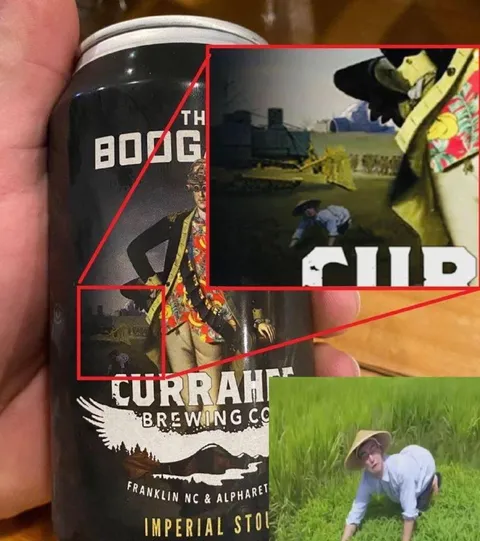 Beer Can Zooms In On Crawling Man