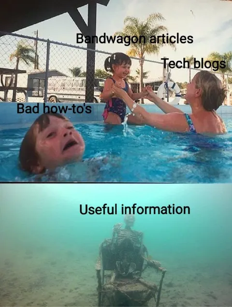 Useful Information Drowning Meme