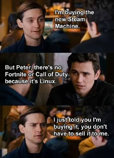 Peter Buys the Steam Machine
