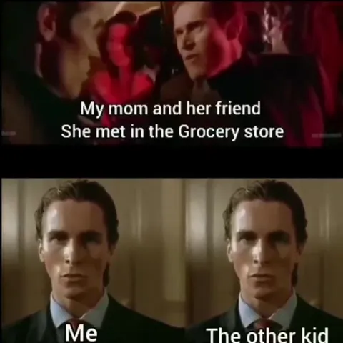 Mom Meets Her Friend at the Grocery Store