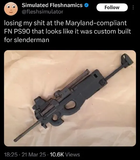 Maryland-Compliant Slenderman PS90