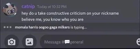 Constructive Criticism About Your Nickname