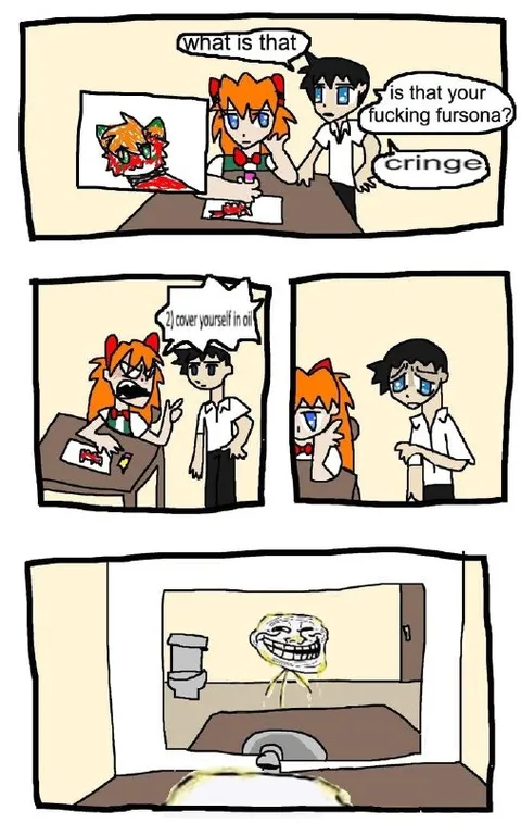 Fursona Cringe Oil Prank