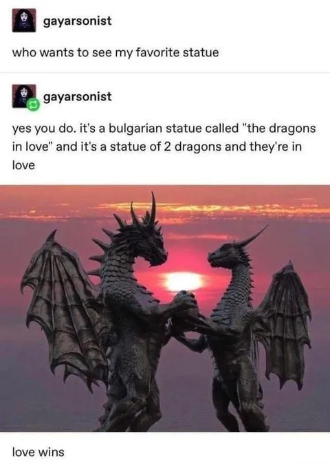 Two Dragons in Love