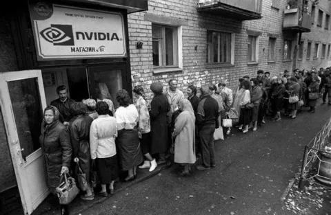 Очередь в магазин NVIDIA