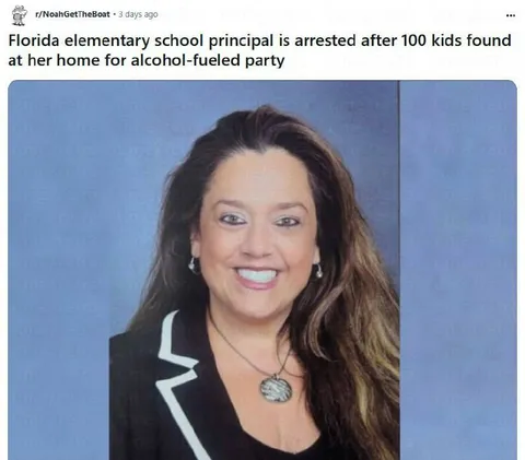 Florida Principal Alcohol Party