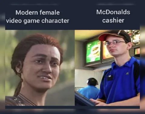 Modern Game Character vs Cashier