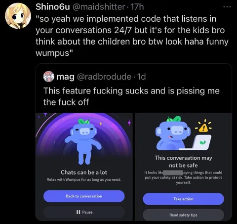 Wumpus Listening to Your Chats