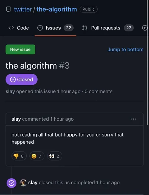 Not Reading All That