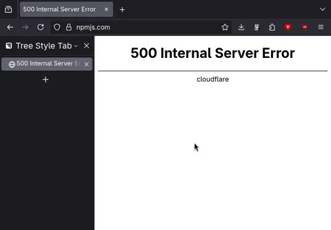 Cloudflare 500 Error