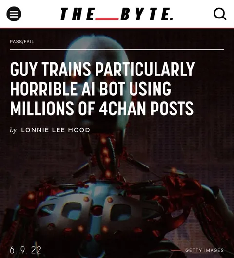 Horrible AI Bot Training