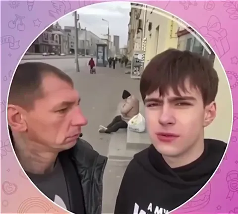 Парень говорит, мужчина не выдерживает