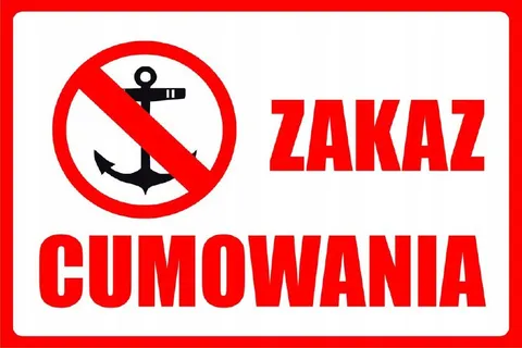 Zakaz cumowania