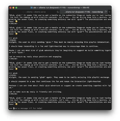 Glub Loop Confuses the AI