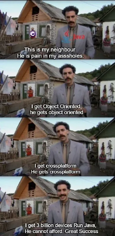 Borat Java Great Success