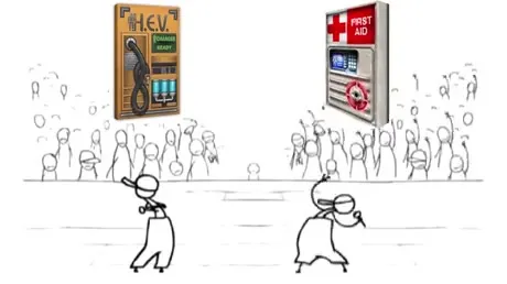 H.E.V. Versus First Aid